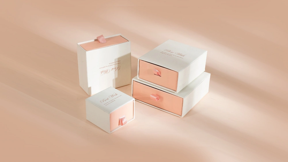 Custom Logo Jewelry Packaging for Small B2B Orders 3 Paper Jewelry Drawer