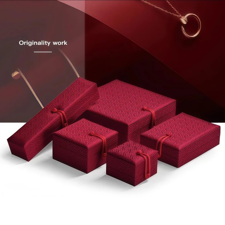 Red Jewelry Box Set