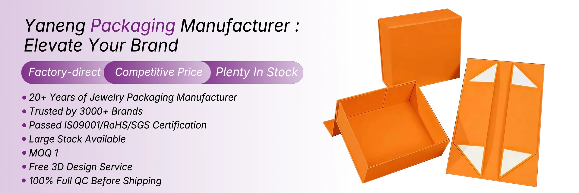 Foldable Gift Box Banner Web