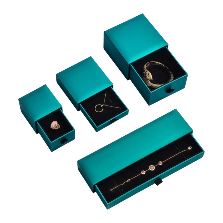 Paper Jewelry Box 8 Green paper jewelry box 1