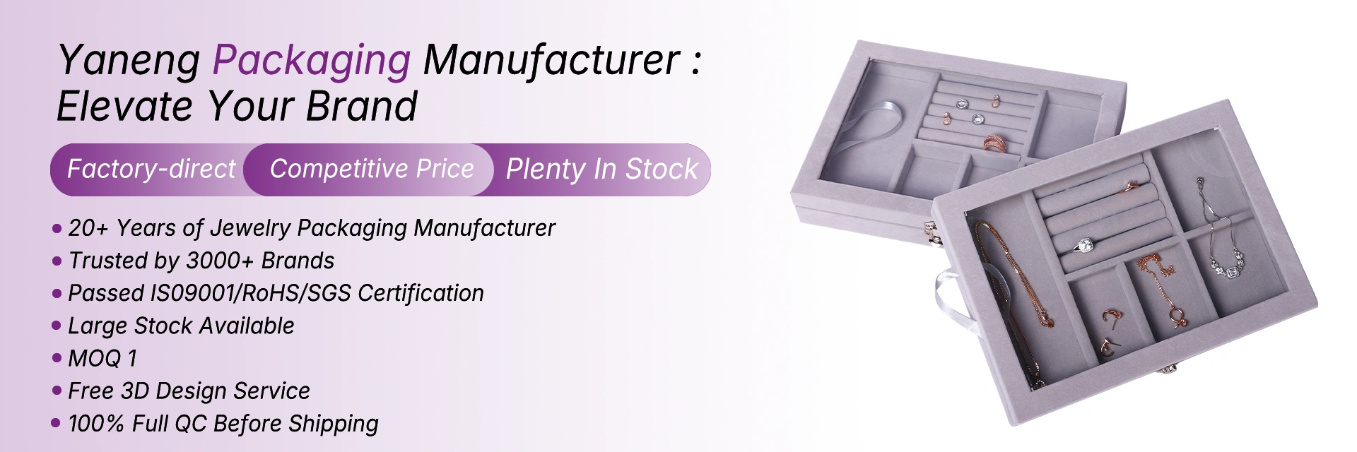 Jewelry Display Tray Banner Web