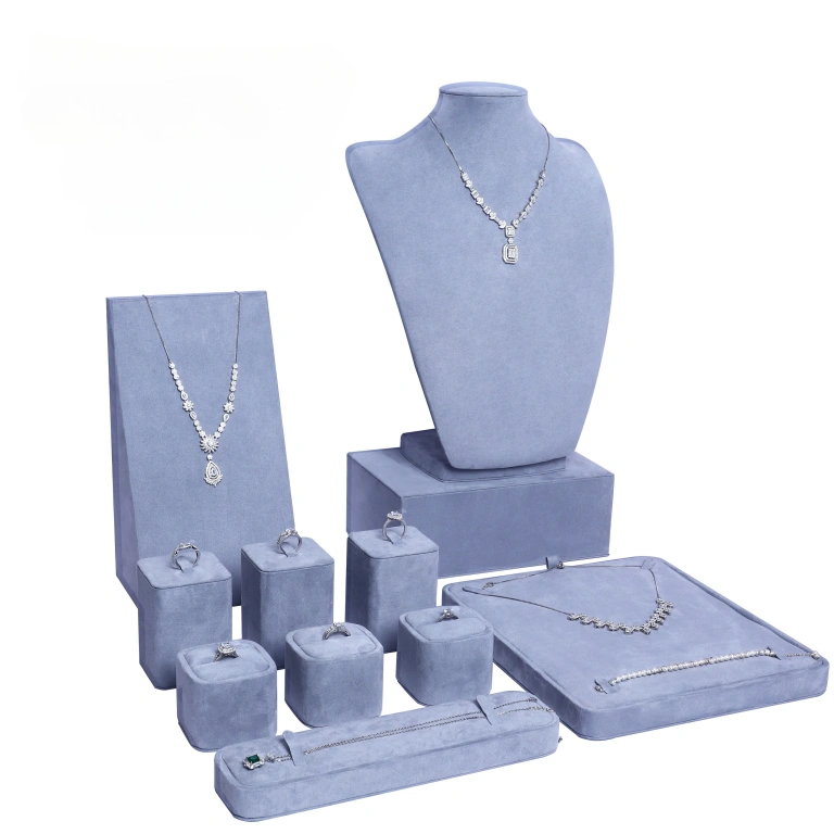 Velvet necklace mannequin stand