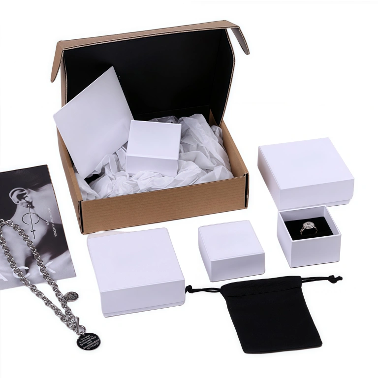 White Jewelry Box Set