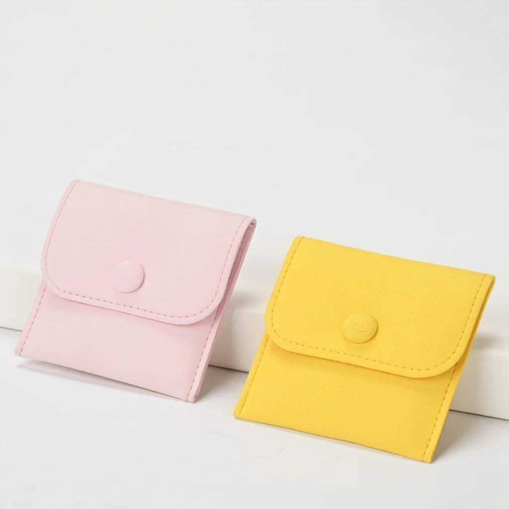 Customized Colour Size Microfiber Jewelry Pouch