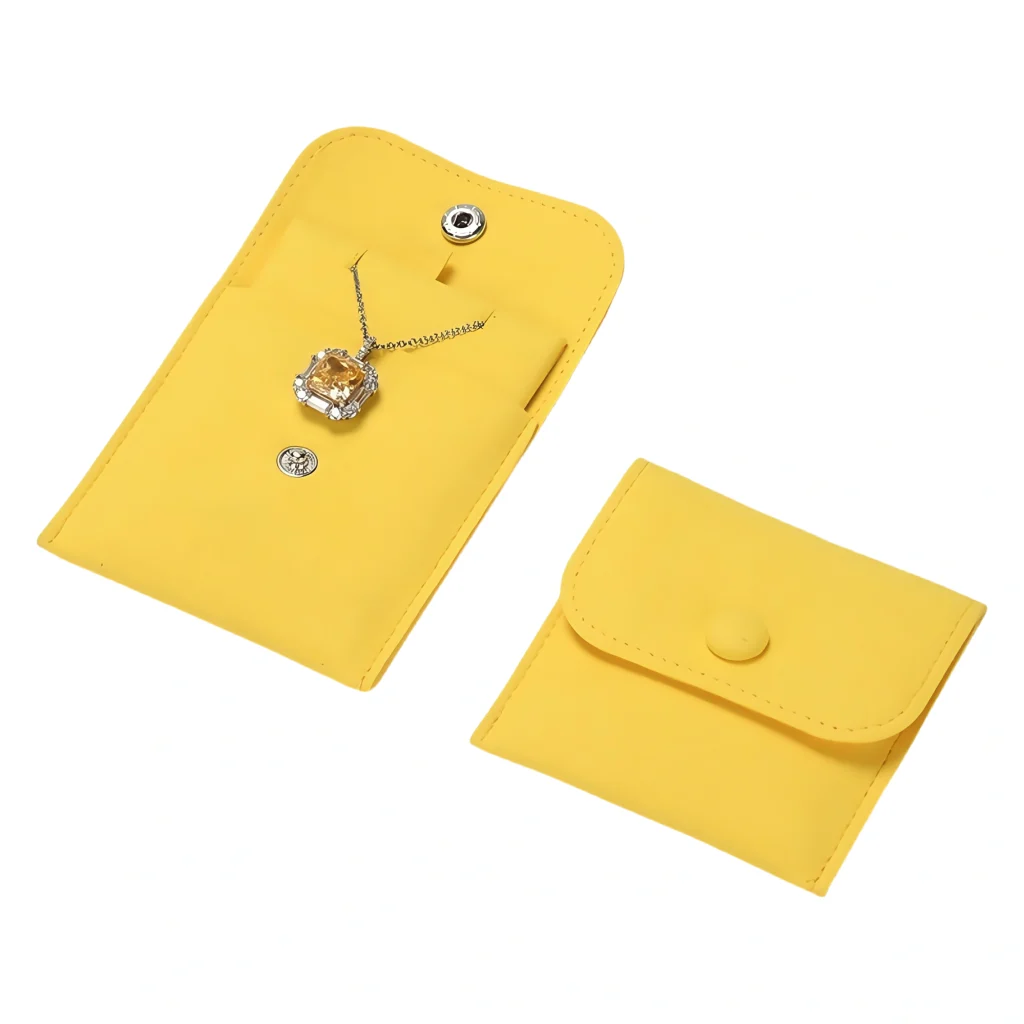 Customized Colour Size Microfiber Jewelry Pouch
