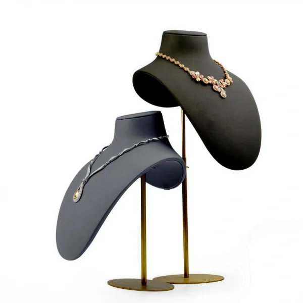 Custom Microfiber Jewelry Necklace Display Stand