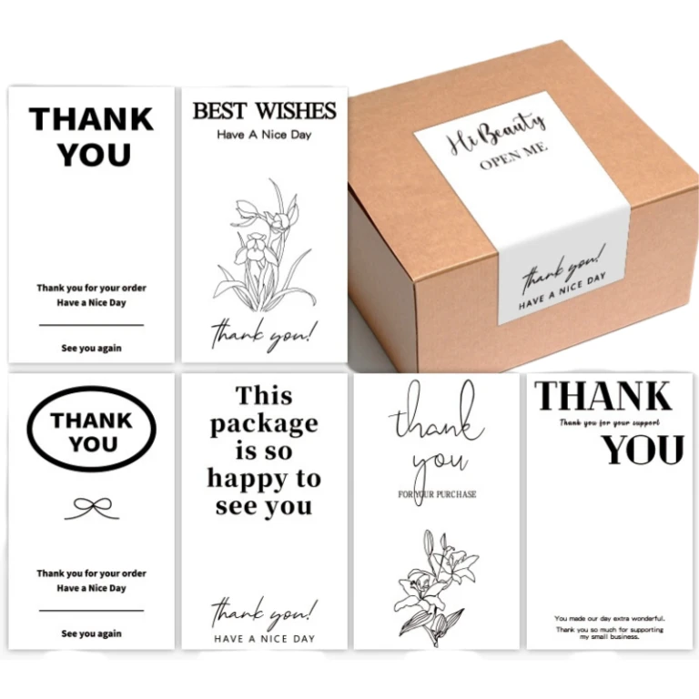 Custom Patterns Jewelry Box Sealing Stickers - Image 1