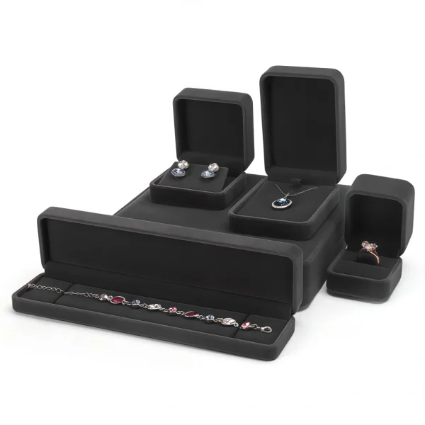 Custom Color and LOGO Velvet Earring Box