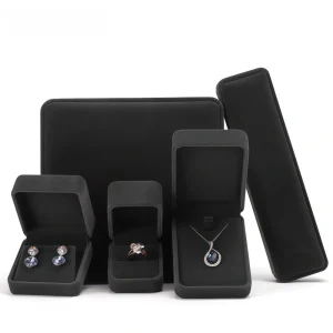 Custom Color and LOGO Velvet Earring Box - Image 2