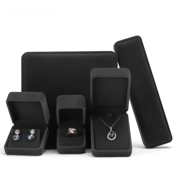 Custom Color and LOGO Velvet Earring Box