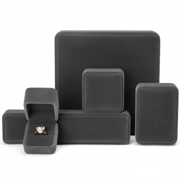 Custom Color and LOGO Velvet Earring Box