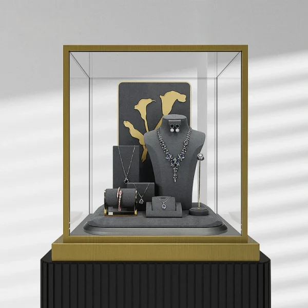 Customizable Combinations Black Jewelry Display Set