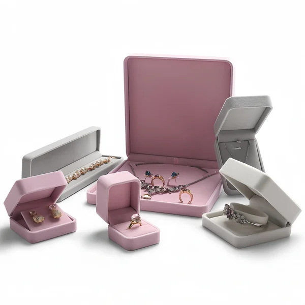 Custom Luxury Velvet Wedding Promise Ring Box