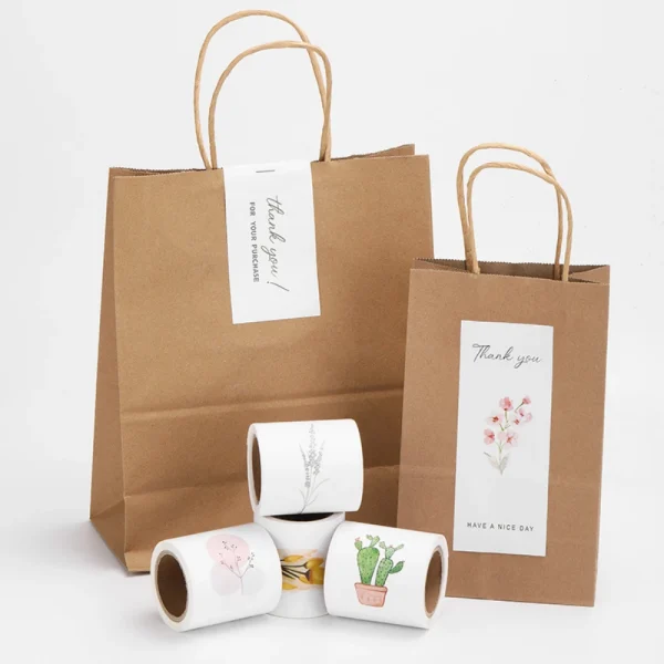 Custom Patterns Jewelry Box Sealing Stickers