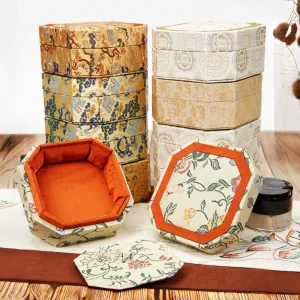 Multi-Color Chinese Style Double Lid Bracelet Box - Image 3