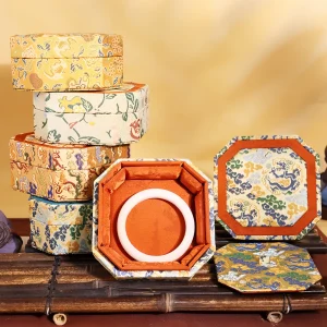 Multi-Color Chinese Style Double Lid Bracelet Box - Image 2