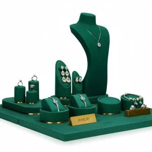 Customizable Combinations Green Jewelry Display Set - Image 4