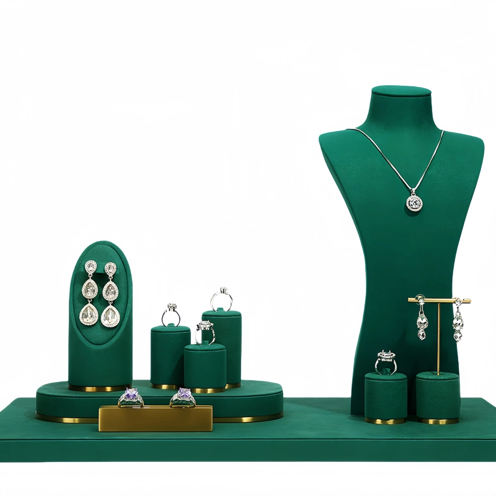 Customizable Combinations Green Jewelry Display Set - Image 1