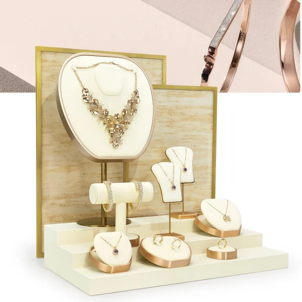 Customizable Combinations Microfiber Jewelry Display Set