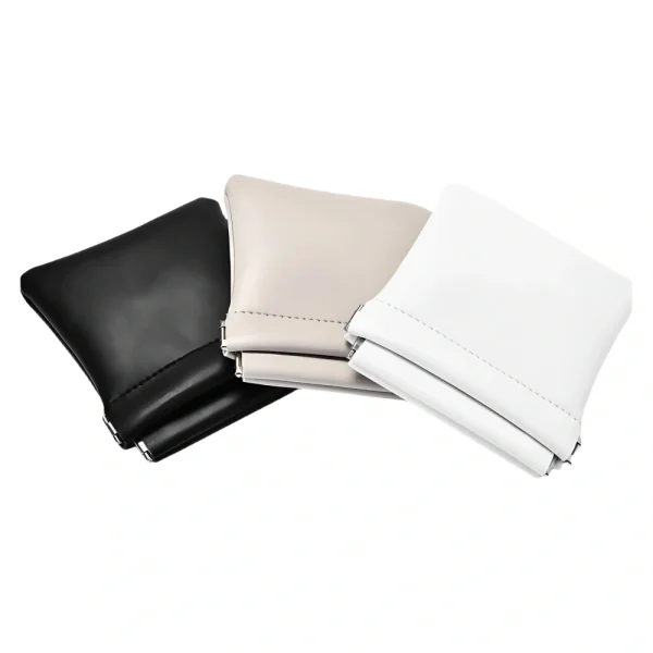 Colour PU Leather Jewelry Storage Pouch Bag
