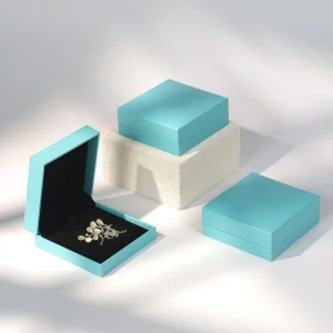 Custom Color High-end Elegant Paper Necklace Box - Image 2