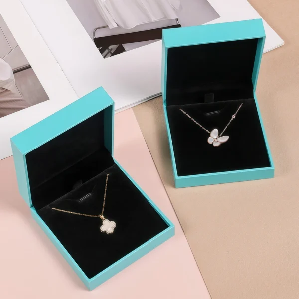 Custom Color High-end Elegant Paper Necklace Box
