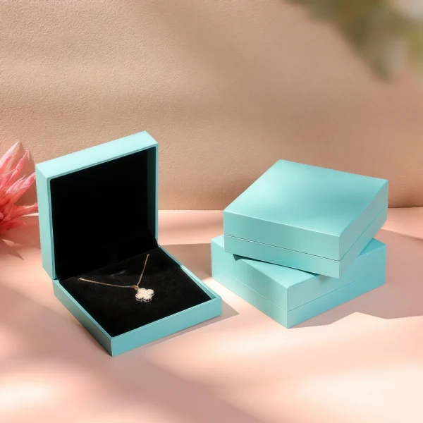Custom Color High-end Elegant Paper Necklace Box