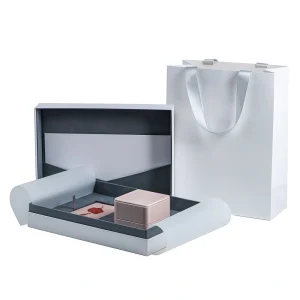 Yaneng-Pink-Jewelry-Box-Set (1) High-End Pink & White Jewelry Box Set with Envelope