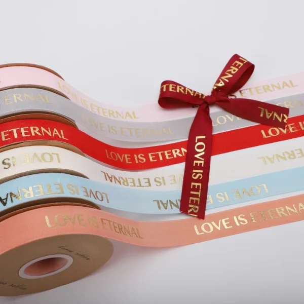 Wholesale Hot Stamping Jewelry Box Ribbon