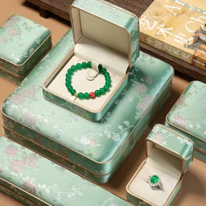 Chinese Style High-end Silk Embroidery Bracelet Box - Image 3