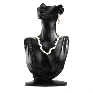 jewelry-display-mannequin-heads Custom Earring Necklace Jewelry Mannequin Display Stand