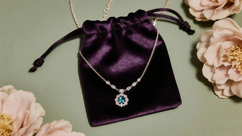 purple-velvet-jewelry-pouch purple velvet jewelry pouch