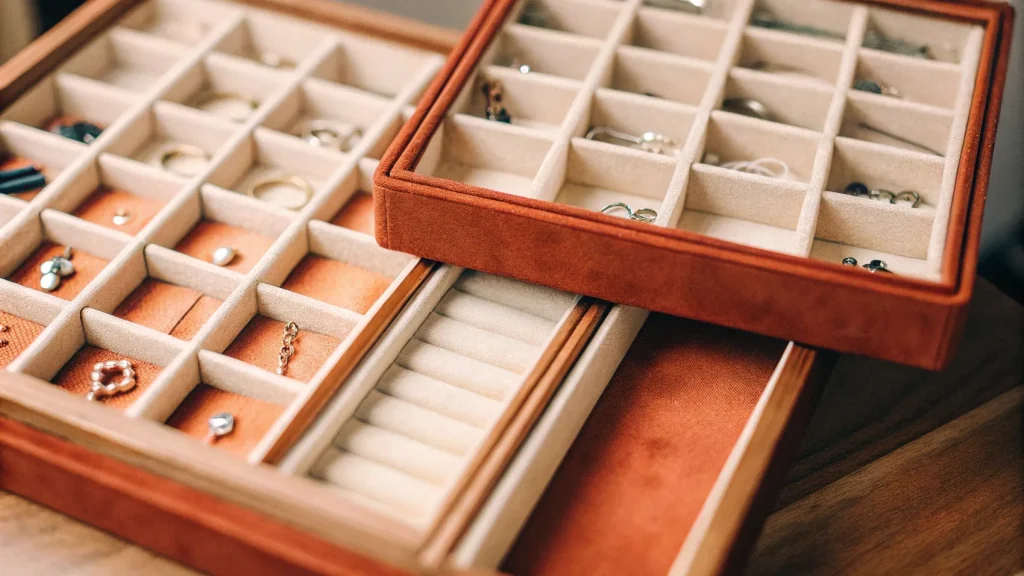 stackable jewelry inserts for drawers