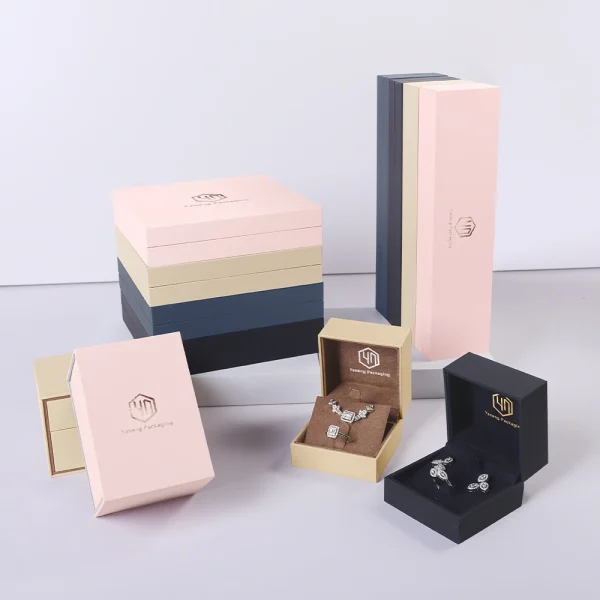 High End Multi-Functional Paper Jewelry Box Set