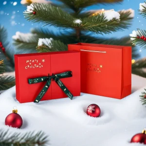 Christmas Day Gift Box Double Door Flip-Top Gift Box - Image 2