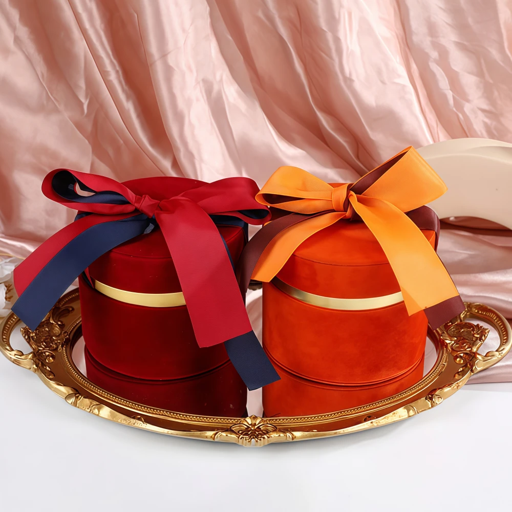 Custom Luxury Multi-Color Round Lid Gift Box Set - Image 3