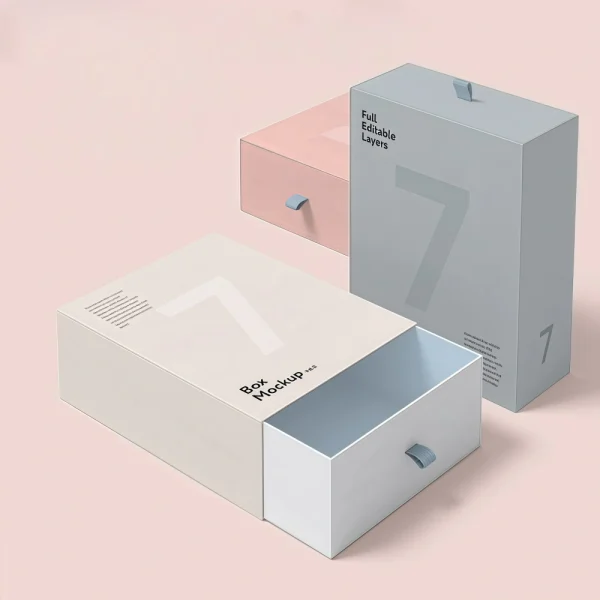 Custom Color & Size & Logo Drawer Gift Box