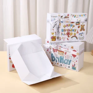 Custom Happy Birthday Foldable Gift Box - Image 3