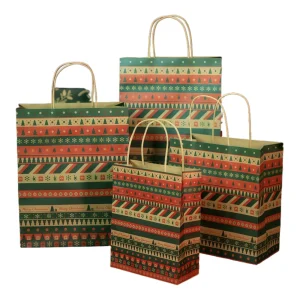 Holiday General Gift Decorative Bag Kraft Paper Bag