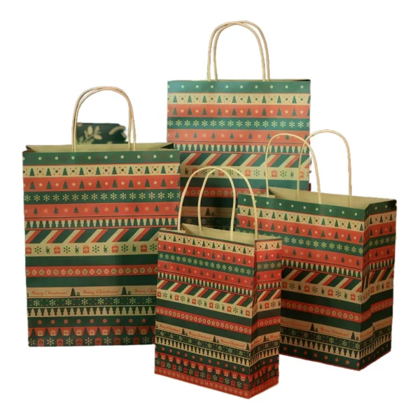 Holiday General Gift Decorative Bag Kraft Paper Bag