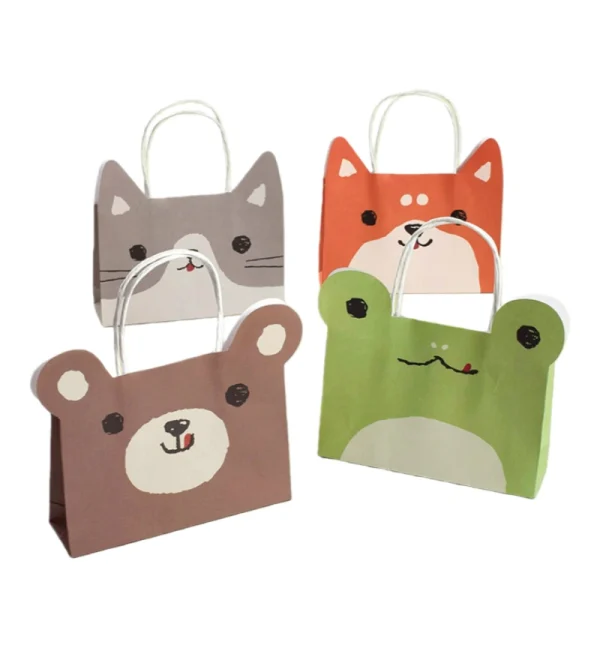 Wholesale Cartoon Animal-shaped Paper Bags