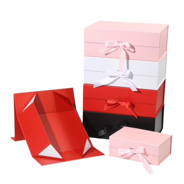 Customizable Bow-Tie Foldable Gift Box with Magnetic
