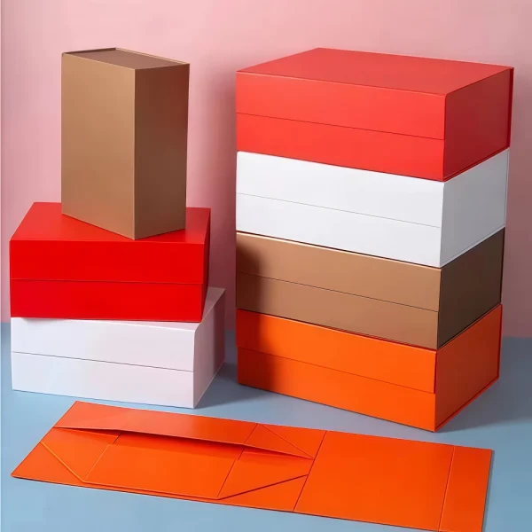 Custom Foldable Gift Box in Various Colors and Sizes