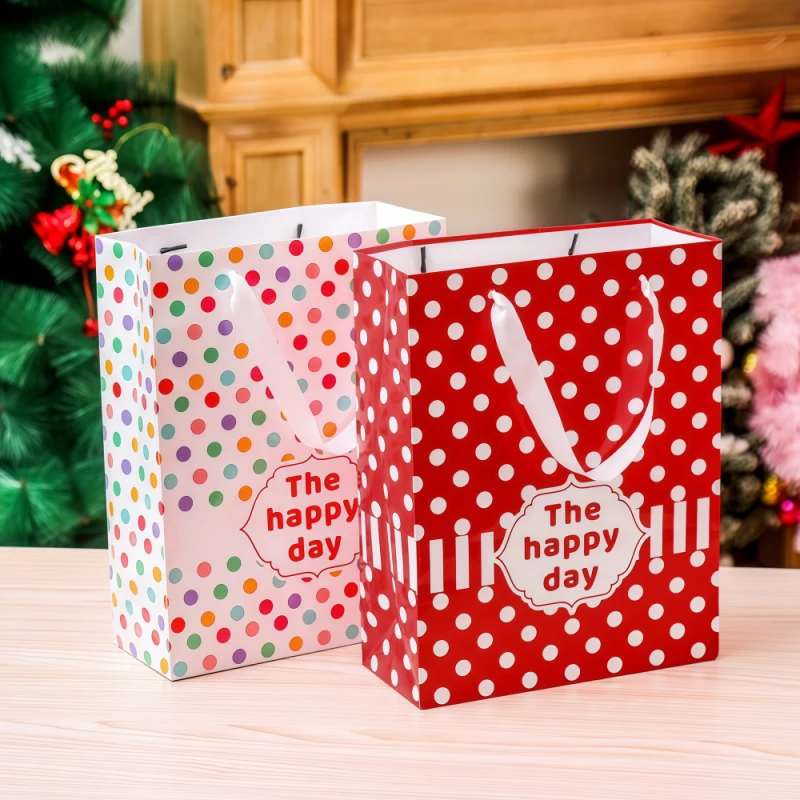 Multi-Color Cute Large Birthday Gift Paper Bag - Image 4