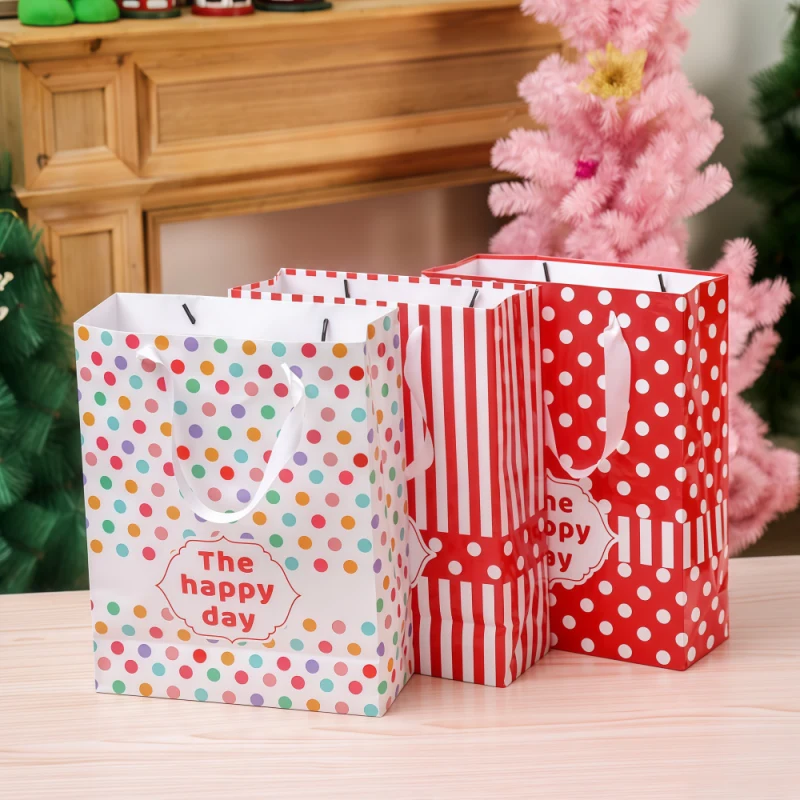 Multi-Color Cute Large Birthday Gift Paper Bag - Image 3
