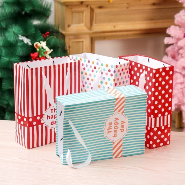 Multi-Color Cute Large Birthday Gift Paper Bag