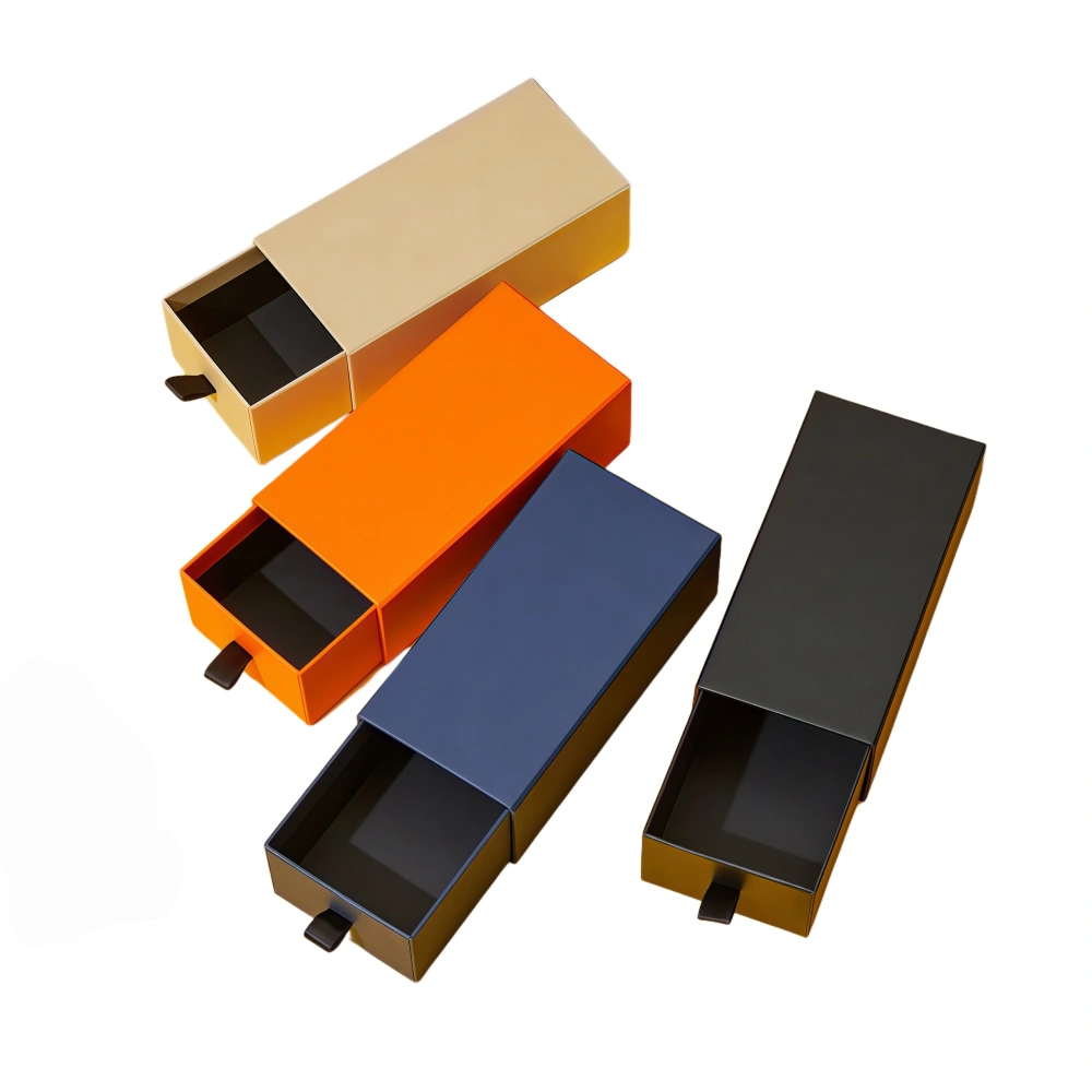 Custom Multi-Color Rectangle Shape Drawer Gift Box - Image 1