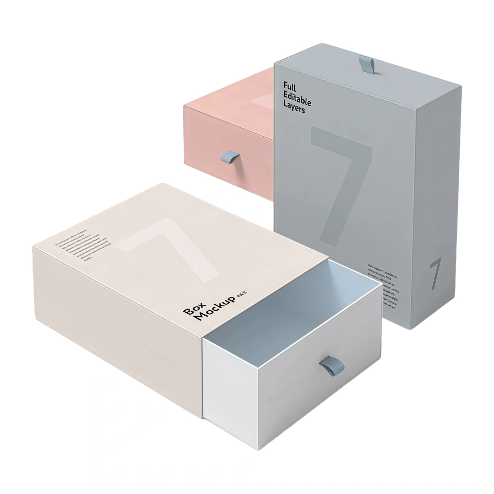 Custom Color & Size & Logo Drawer Gift Box - Image 1