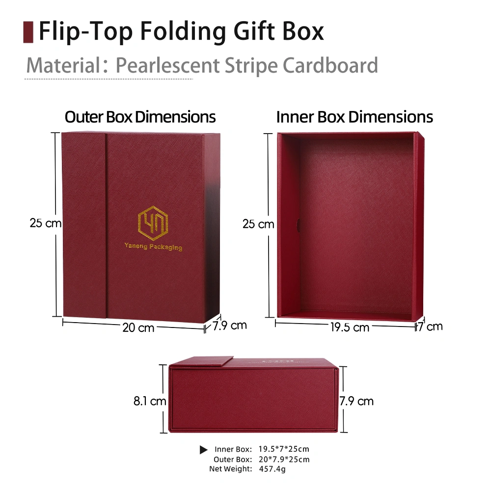 Custom LOGO Flip-Top Foldable Gift Box - Image 3