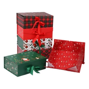 Yaneng-Foldable-Gift-Box (11) Christmas Foldable Gift Box for Elegant and Festive Gift Packaging